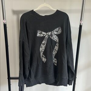 Aerie Charcoal Gray Sweatshirt